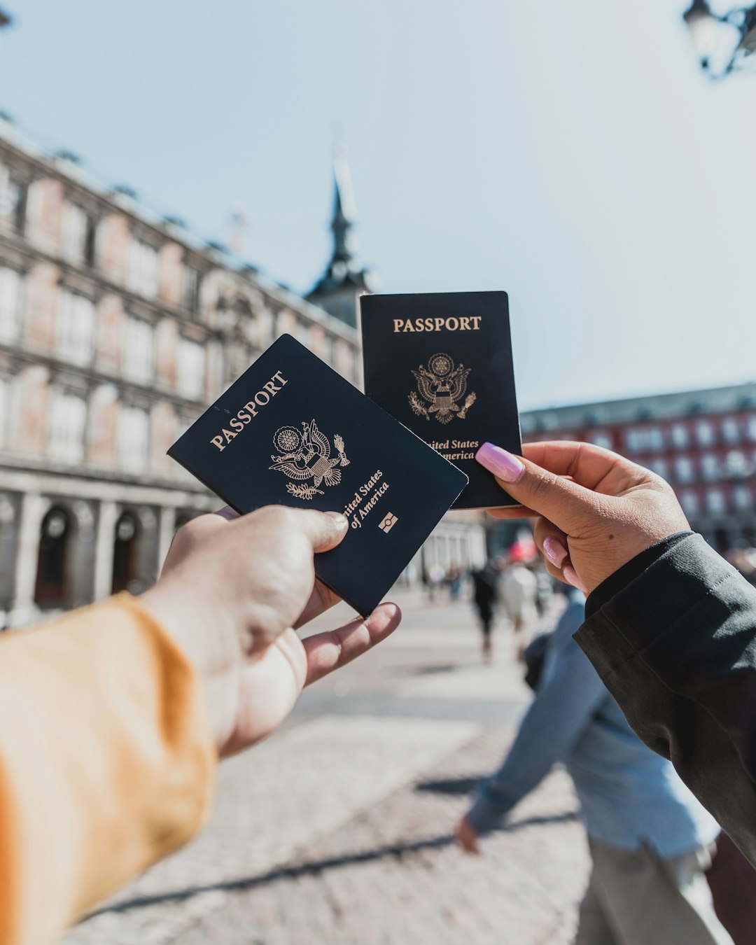 Photo by Spencer Davis person holding passports